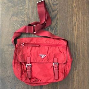 Prada Nylon Messenger Bag